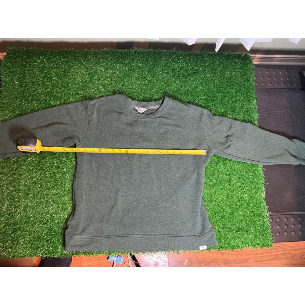Orvis Classic Collection Crewneck Sweatshirt Medium Green Heathered Pullover